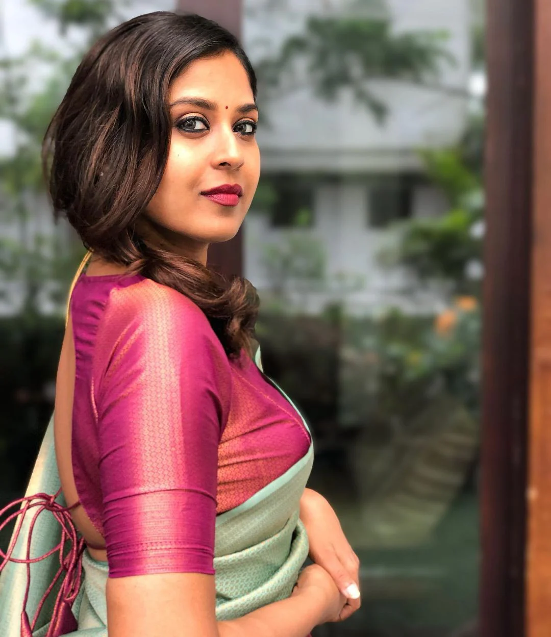 Admirable Sea Green Soft Silk Saree With Angelic Blouse Piece - Image 5