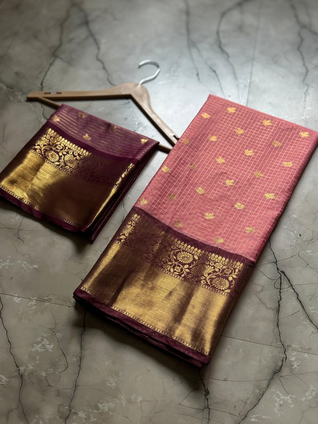 Enthralling Baby Pink Soft Silk Saree With Impressive Blouse Piece - Image 3