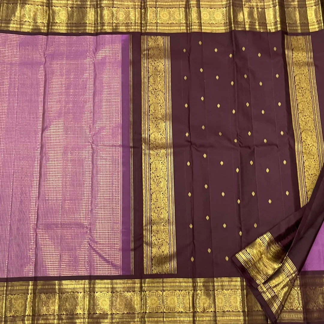 Epiphany Pink Soft Silk Saree With Allure Blouse Piece - Image 5