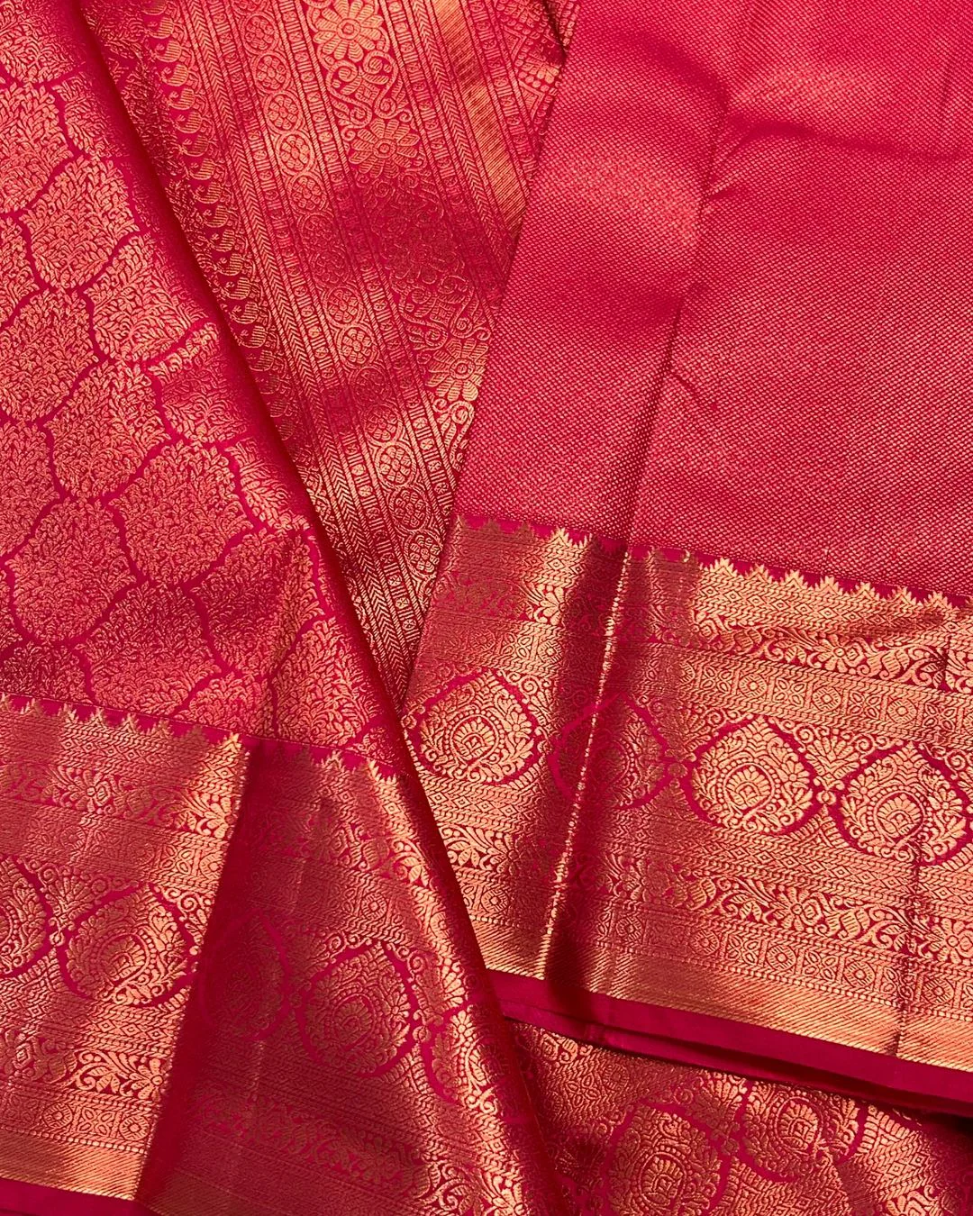 Scintilla Dark Pink Soft Banarasi Silk Saree With Panoply Blouse Piece - Image 4