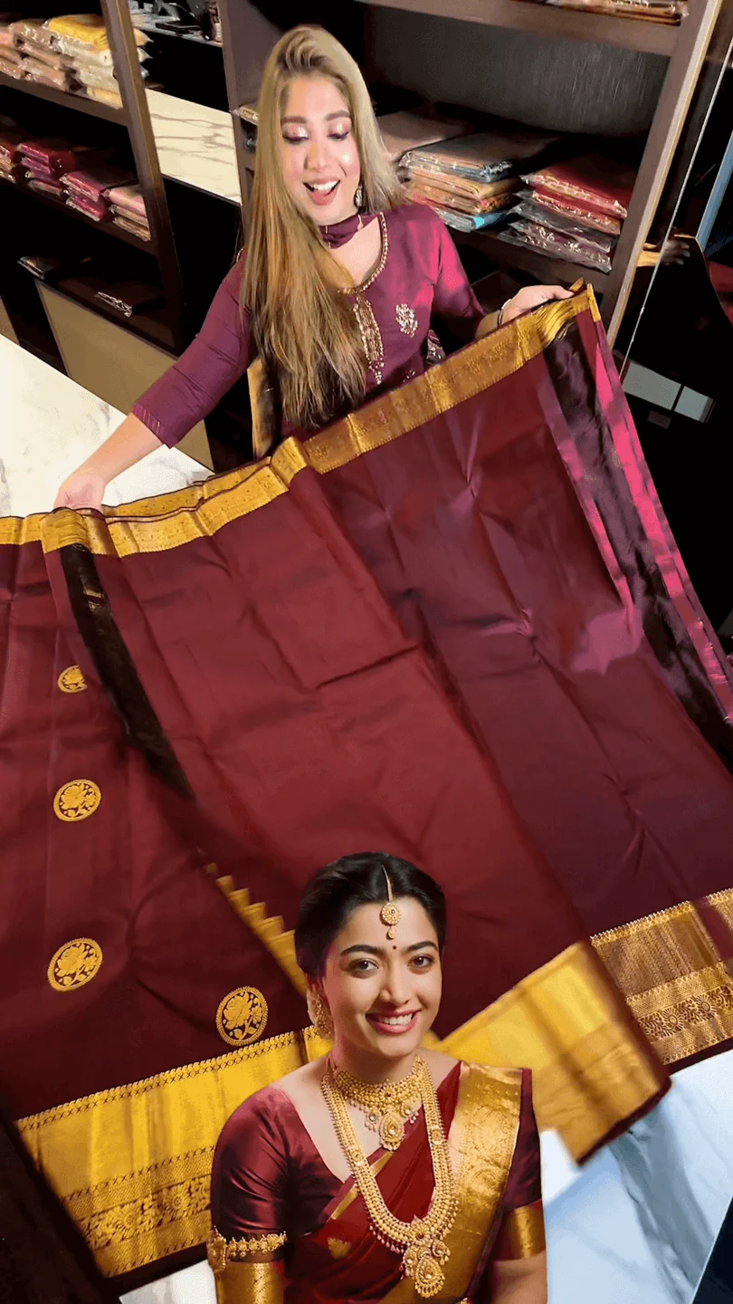 Susurrous Maroon Soft Banarasi Silk Saree With Tremendous Blouse Piece - Image 4